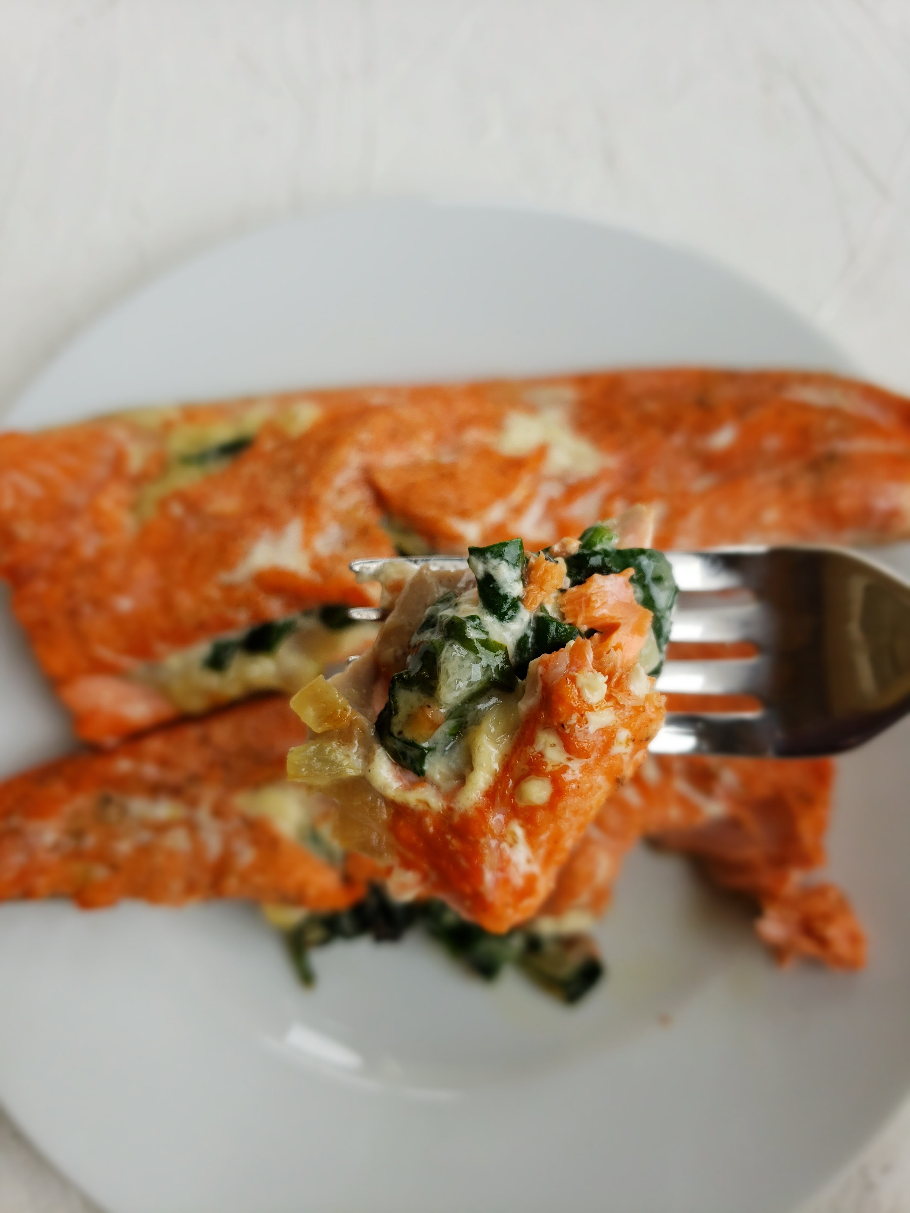 Creamy Spinach Stuffed Salmon | Whole30 - The Whole Crowe